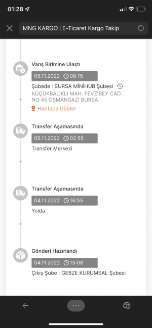 Bursa Mng Kargo Oyak Teslim Edilmeyen Kargom
