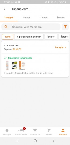 Trendyol Teslim Edilmeyen Ürün