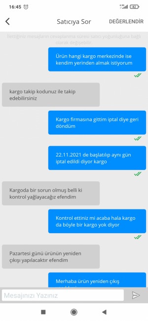 Çiçek Sepeti Teslim Edilmeyen Ürün