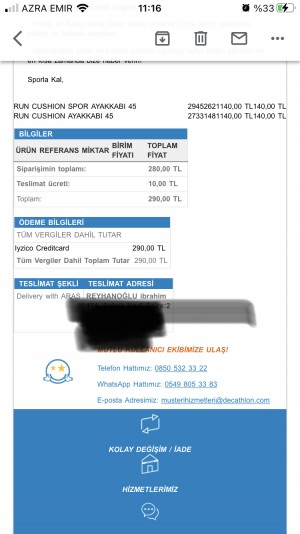 Aras Kargo Teslimat İle İlgili