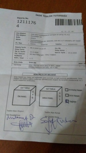 Trendyol İade Ürünün Reddedilmesi