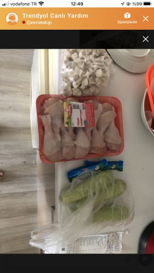 Trendyol Hızlı Market Mopaş Tan Verdiğim 120 ₺'lik Siparişim Teslim Edilmedi