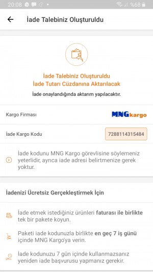 Trendyol Ürün İade Talebi Oluşturdum. Defalarca Trendyol'u Aradım Ürününü Geri Almıyor.