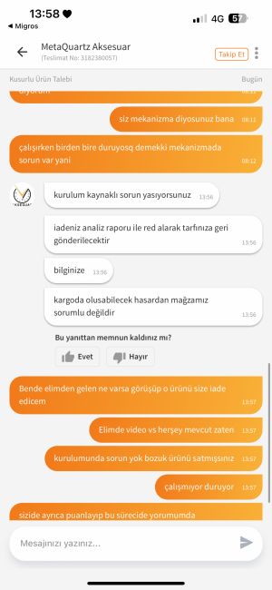 Trendyol Yüzünden Mağdur Oldum
