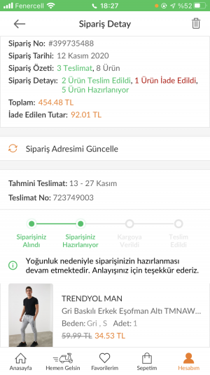 Trendyol 6 Ayı Geçti Ve İşlem Asla Çözülemiyor