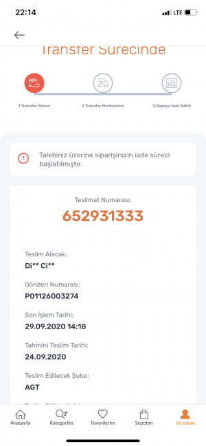 Trendyol Ücret İadem Olmuyor