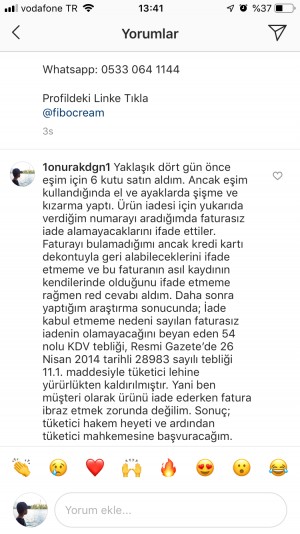 Fibo Krem Ücret İadesi Alamıyorum