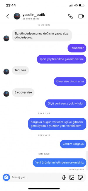 Yasolin_butik Ürün Değişimi Yapılmadı