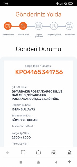 Trendyol Ürün Elime Ulaşmıyor