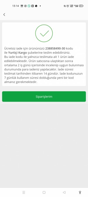 Çiçek Sepeti Ürün Kötü Çıktı