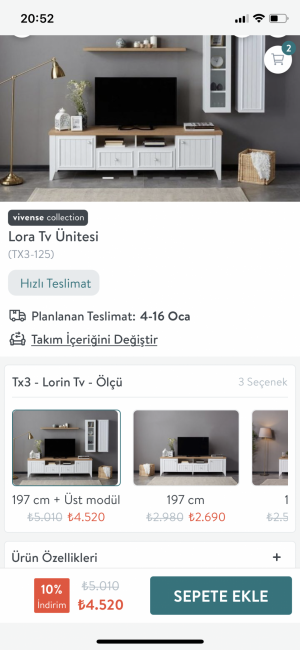 Vivense Ürün Siparişim Gecikti