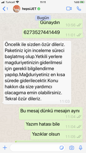 Hepsiburada Ürün Teslim Edilmiyor
