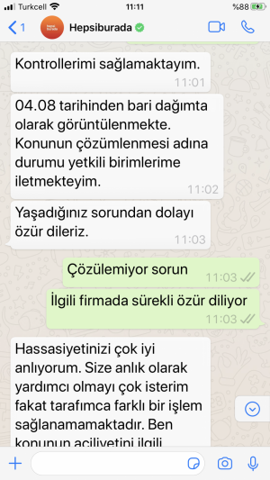 Hepsiburada Ürün Teslim Edilmiyor