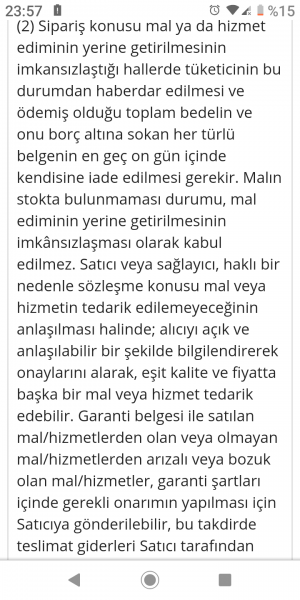 İstanbul Bilişim Ürün Ve Muadil Ürün Gönderilmemesi