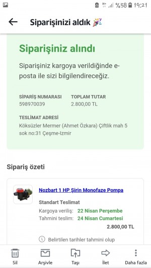 Hepsiburada Ürünü Kargoya Verdik Deyip Sonra Stokta Yok Deyip İptal Ettiler