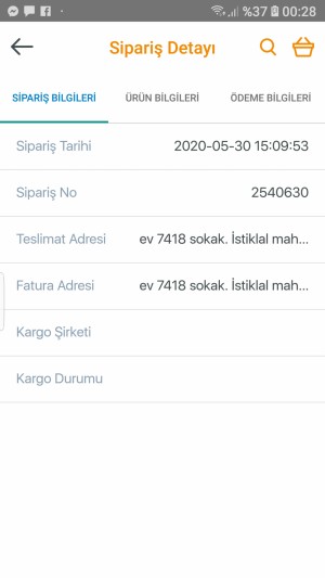 İstanbul Bilişim Ürünüm Gelmedi