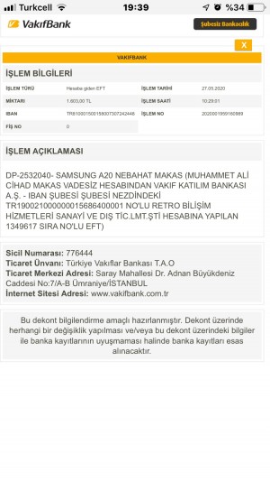 İstanbul Bilişim Ürünüm Gönderilmedi Param İade Edilmedi