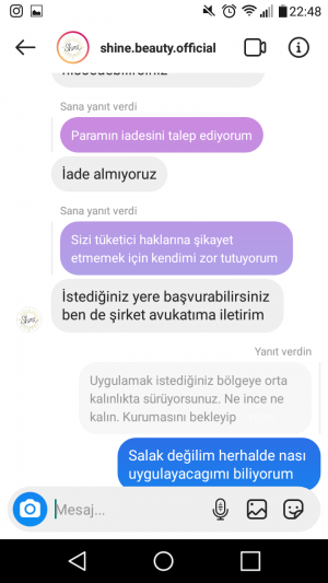 Shine.beauty.official Ürünün Söyledikleri Performansı Vermemesi