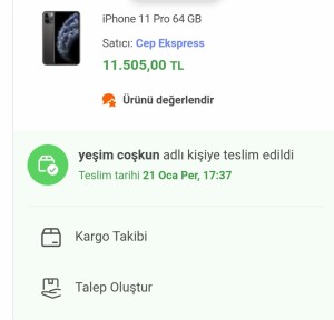 Hepsiburada Usulsüz Şekilde Ürünüme El Koyuldu
