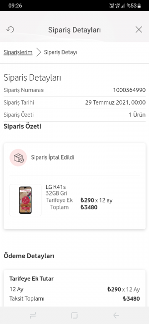 Vodafone Oynay Mağazası Vermiyorlar Paramı