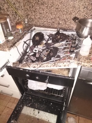 Vestel Ocak Bomba Gibi Patladı