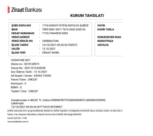 Vodafone Net Haksız İcra Takibi Başlatıp Beni 2487 Tl Zarara Uğrattı