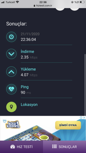 Vodafone Net Hız Problemi