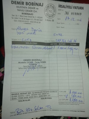 Trakya Elektrik Perakende Satış A.Ş. Voltaj Düşüklüğü Ve Devamlı Elektrik Arıza