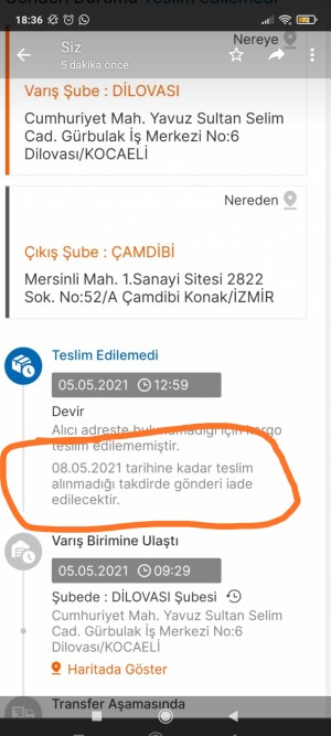 Mng Kargo İletişime Geçememem