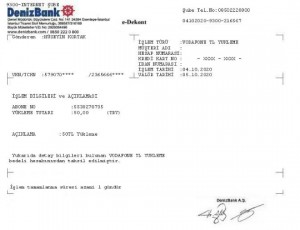 Vodafone Yanlış Ve Kullanılmayan Numaraya Yanlışlıkla TL Gönderdim