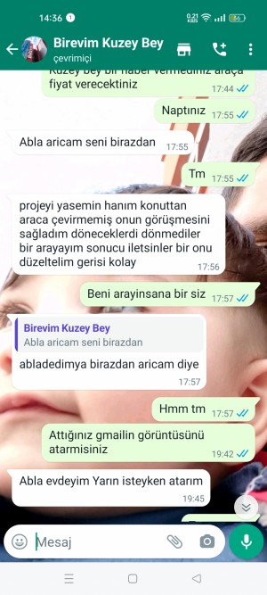 Birevim Temsilci Hatası