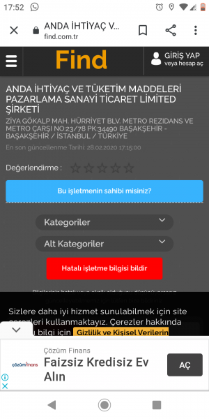 Anda İhtiyaç Ve Tüketim Maddeleri Pazarlama Yolladığı Ürünle Alakasız Ucuz Bir Şey Diyeceğim Gerçekten Bir Şeye Benzemiyor