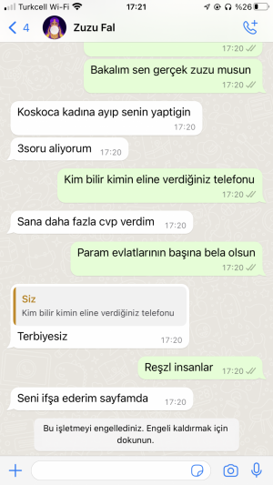 Zuzu Fal Şikayet